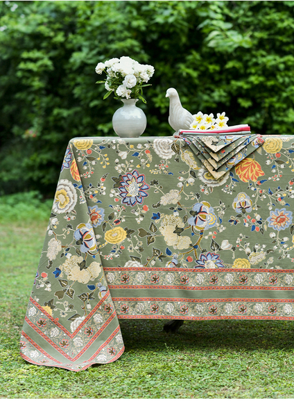Malabar Olive Tablecloth