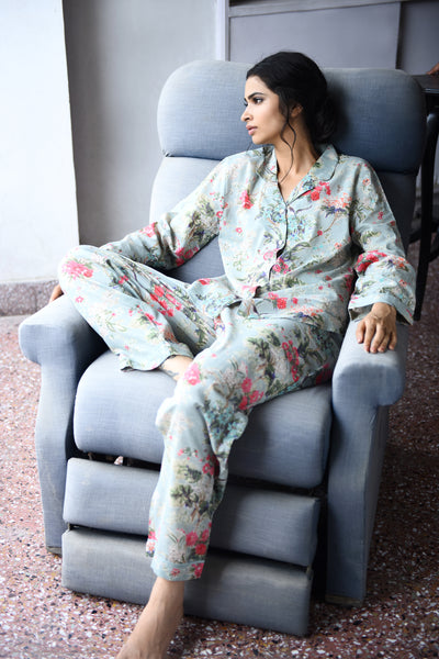 Sardinia Sky Vanessa PJ Set, pajamas - Shop Handprint