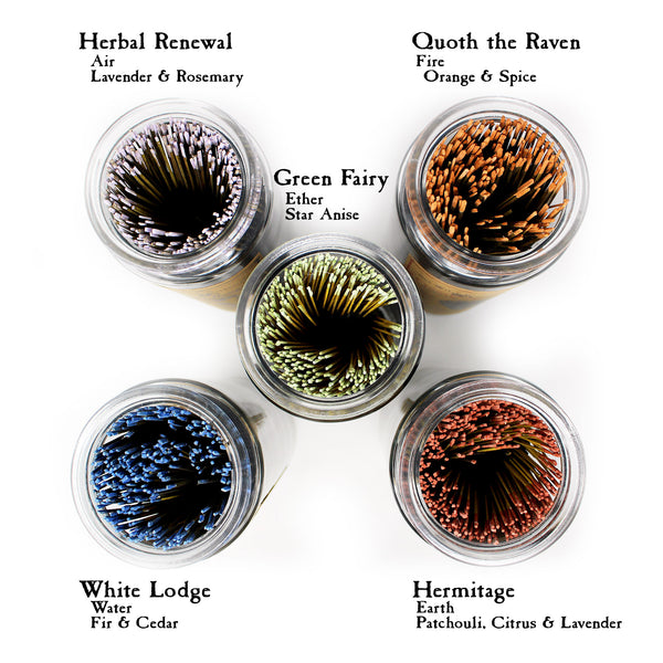 Sea Witch Botanicals Incense -Combo package 2 each OF 5, 10 TOTAL