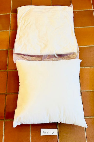 POLYESTER PILLOW INSERTS/PILLOW FORM FILLER 16x16