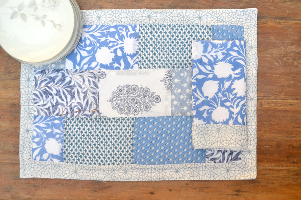 Ocean Patchwork Napkin