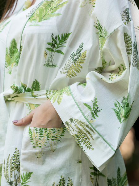 Fern White Kimono