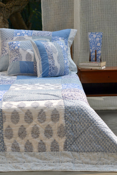 Ocean Patchwork Cushion, Cushions & Covers - Shop Handprint