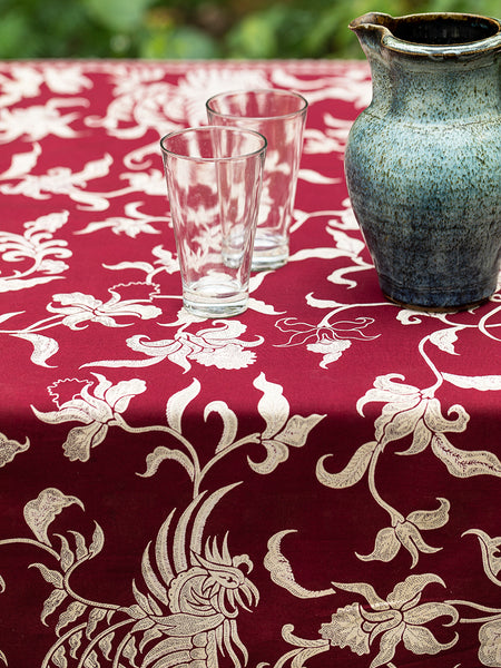 Phoenix Red Tablecloth