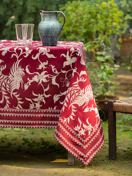 Phoenix Red Tablecloth
