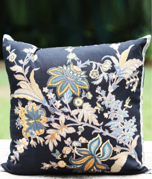 Hawaii Black Cushion Cover, Bedroom - Shop Handprint
